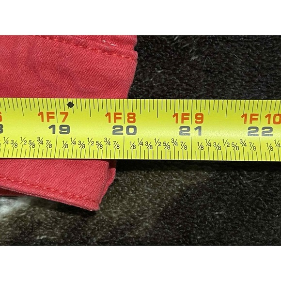 Torrid Crop Jegging Womens 20 Red Super Soft Stretch Denim Cropped Pants Comfort - Picture 5 of 7